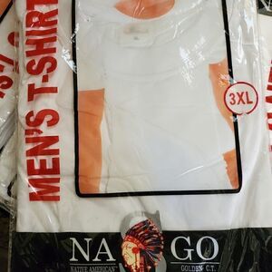 Men's plain white tshirt BUNDLE OF FOUR IDENTICAL SHIRTS
